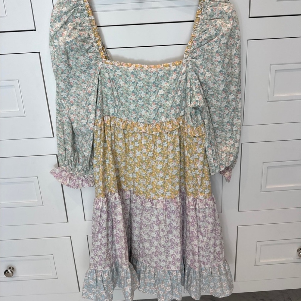 Storia pastel floral dress